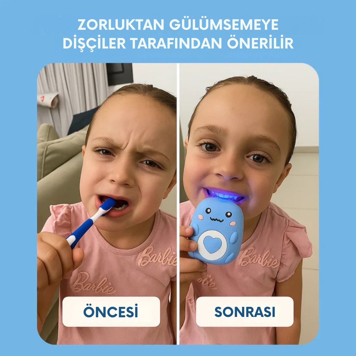 Teddzy™ U-Şekilli 360º Ultrasonik Diş Fırçası