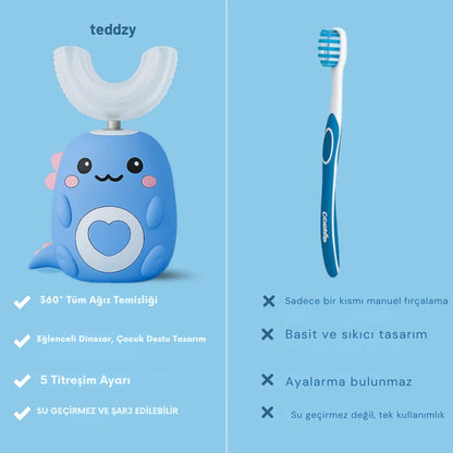 Teddzy™ U-Şekilli 360º Ultrasonik Diş Fırçası